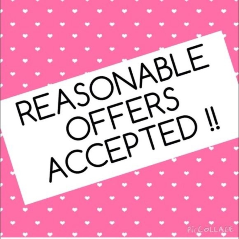 Reasonable Offers Accepted